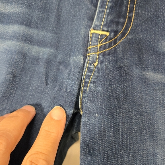 7 For All Mankind The Slim Cigarette Jeans Sz 28 - Picture 6 of 14